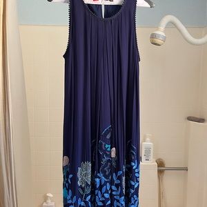 This is a beautiful dress that I bought at Anthropology. Size 8. Loose fitting.